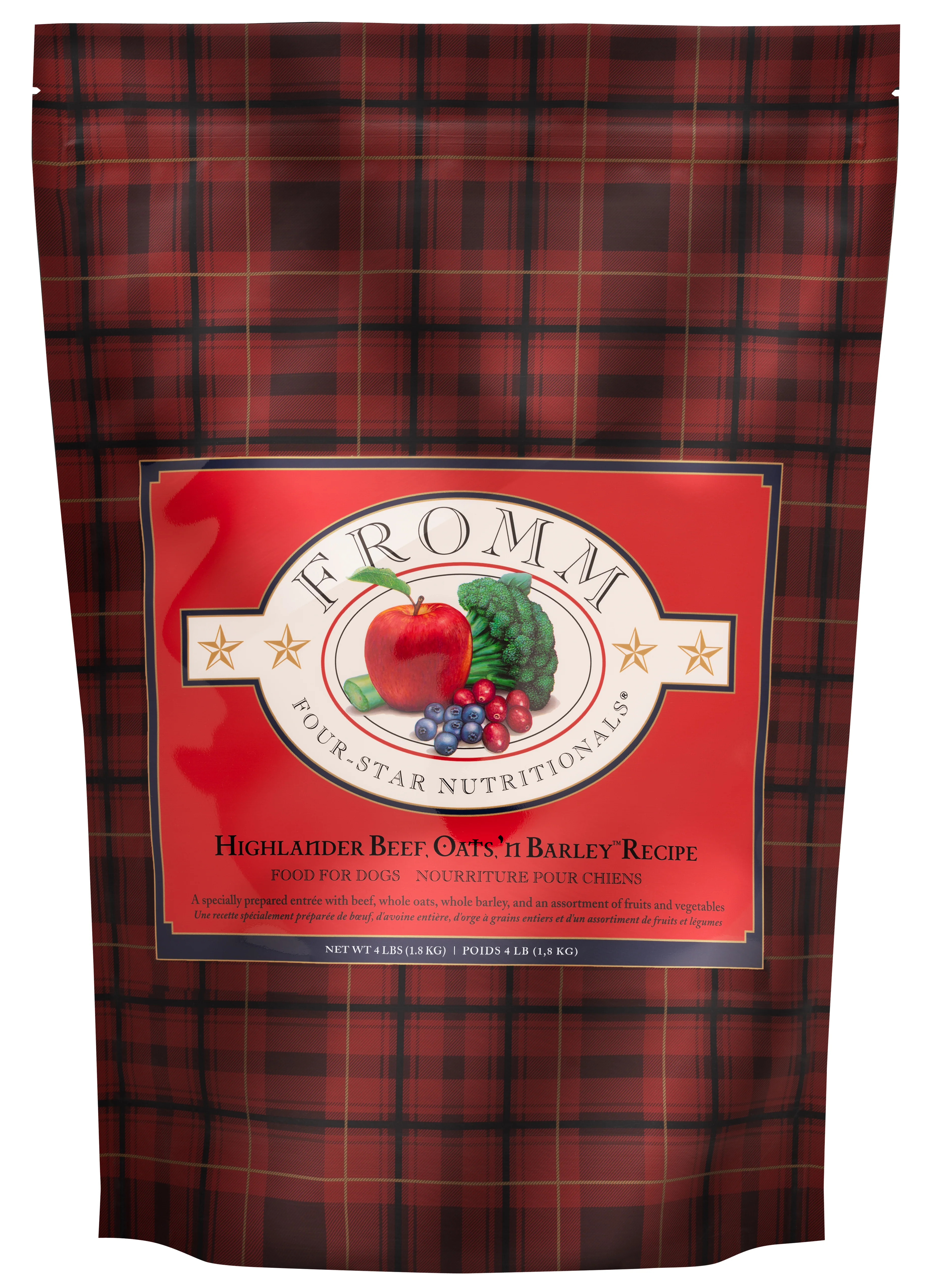 Fromm Four-Star Nutritionals® Highlander Beef, Oats, 