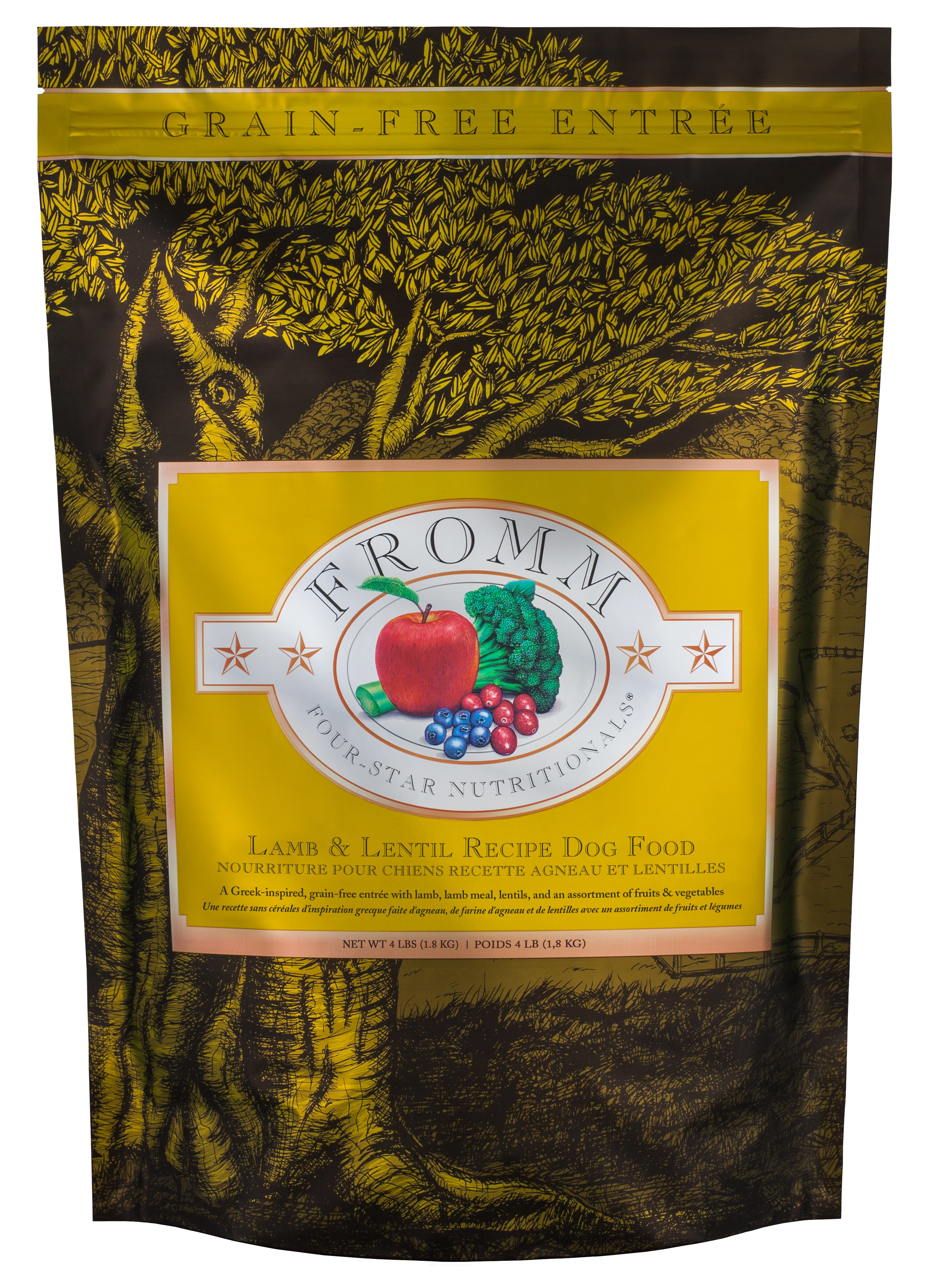 Fromm Four-Star Nutritionals®  Lamb & Lentil Recipe Dog Food 4 lb - Image 1