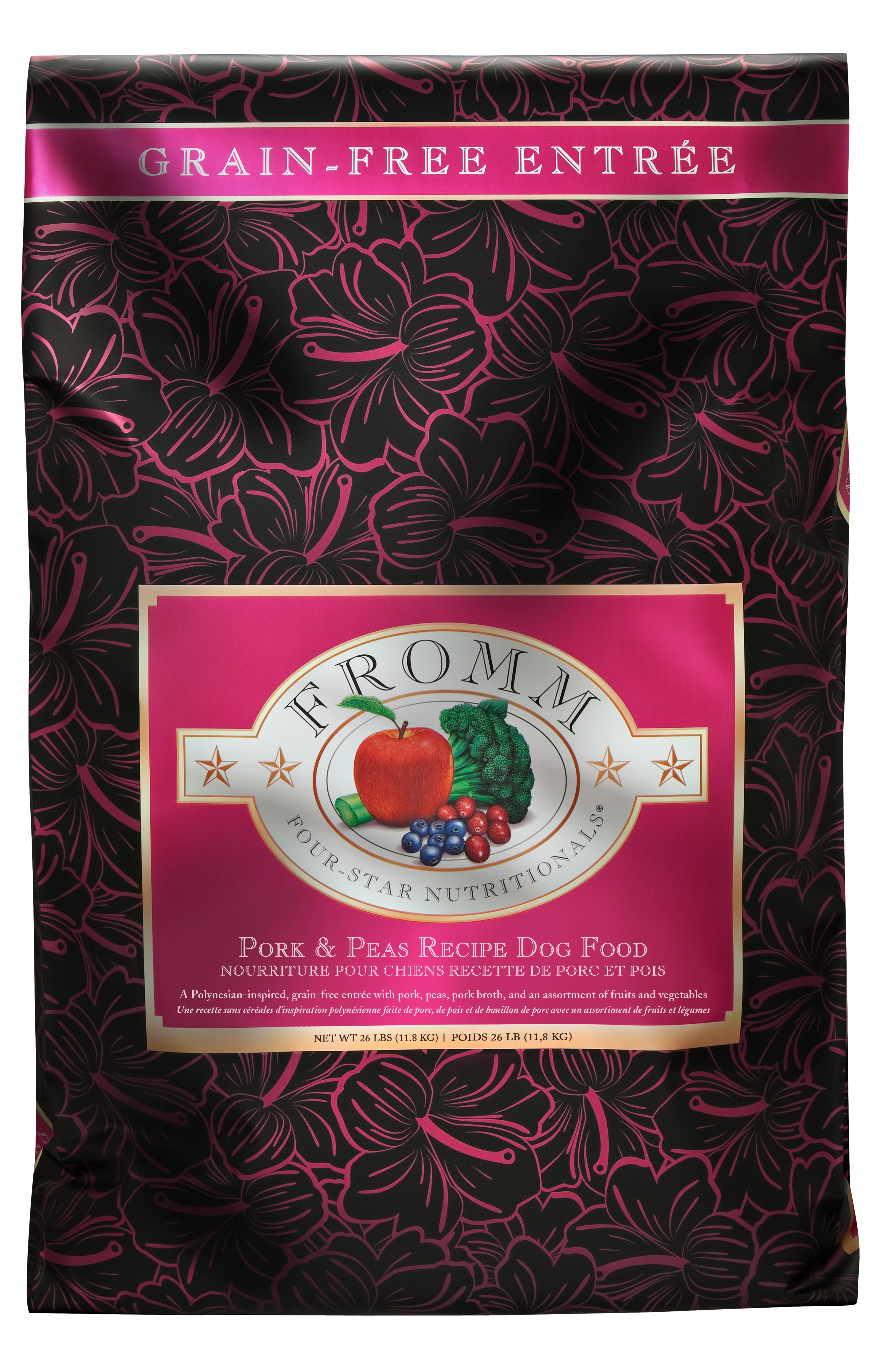 Fromm Four-Star Nutritionals® Pork & Peas Recipe Dog Food 26 lb - Image 1