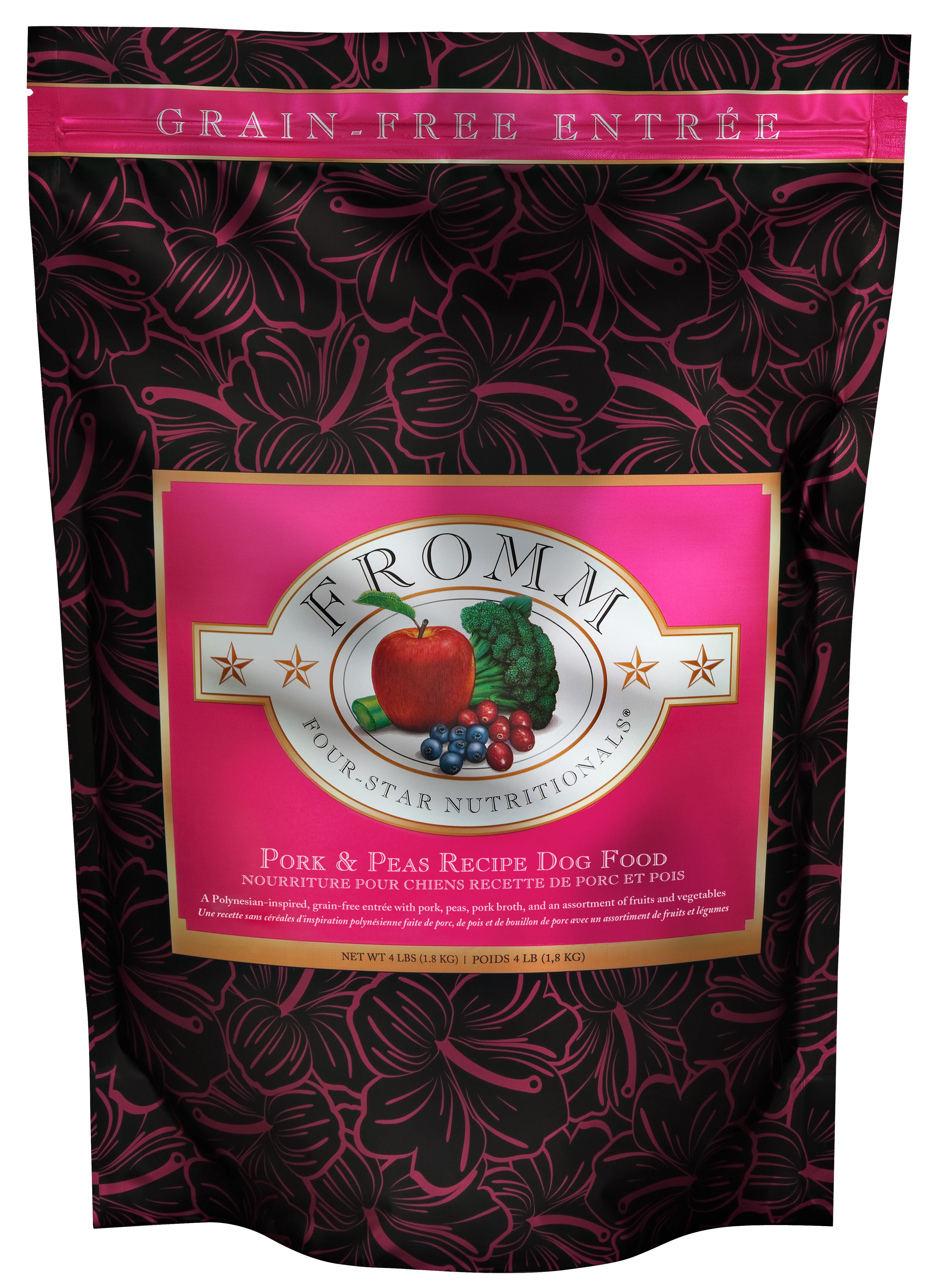 Fromm Four-Star Nutritionals® Pork & Peas Recipe Dog Food 4 lb - Image 1