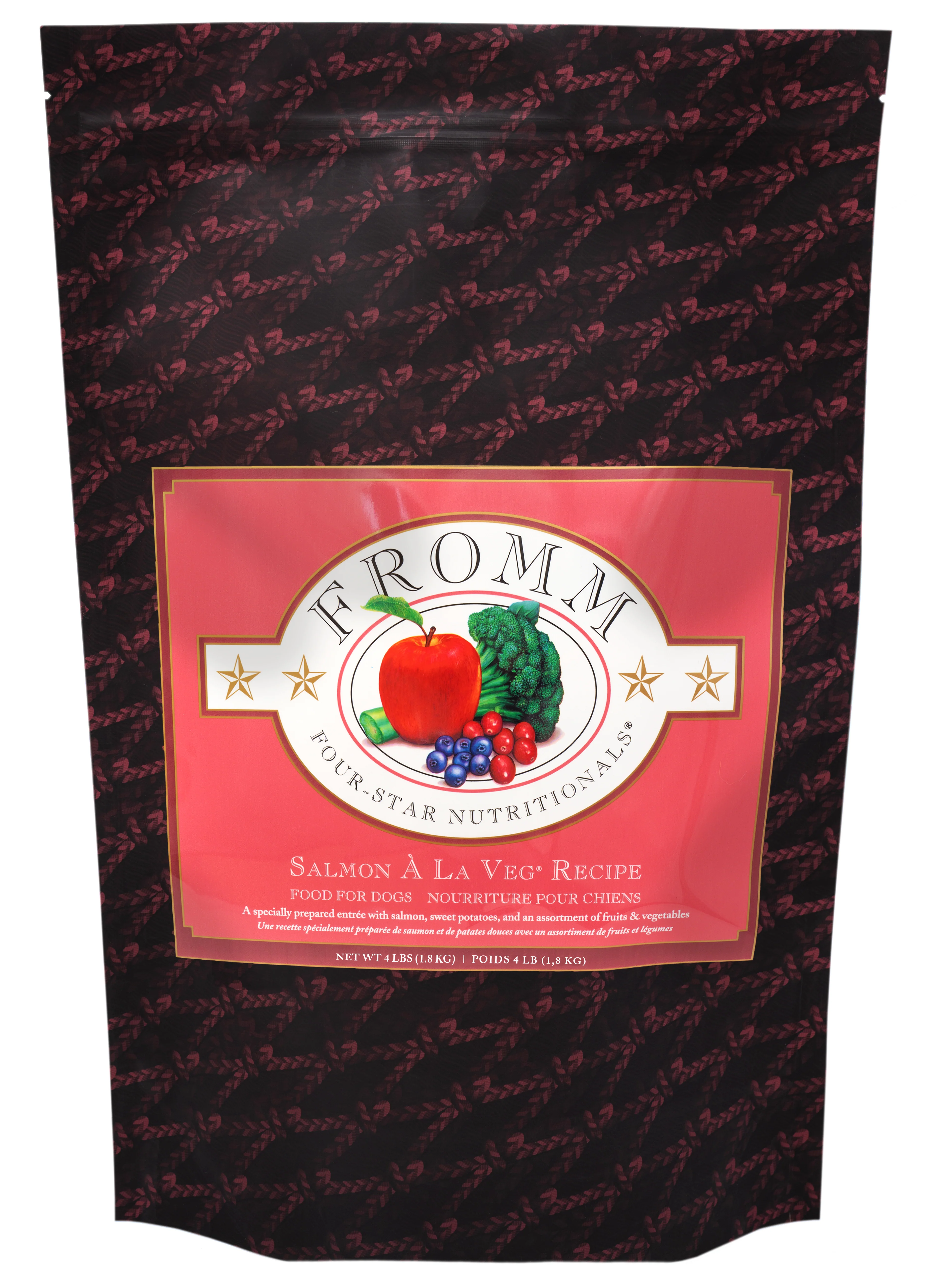 Fromm Four-Star Nutritionals® Salmon À La Veg® Food for Dogs 4 lb - Image 1