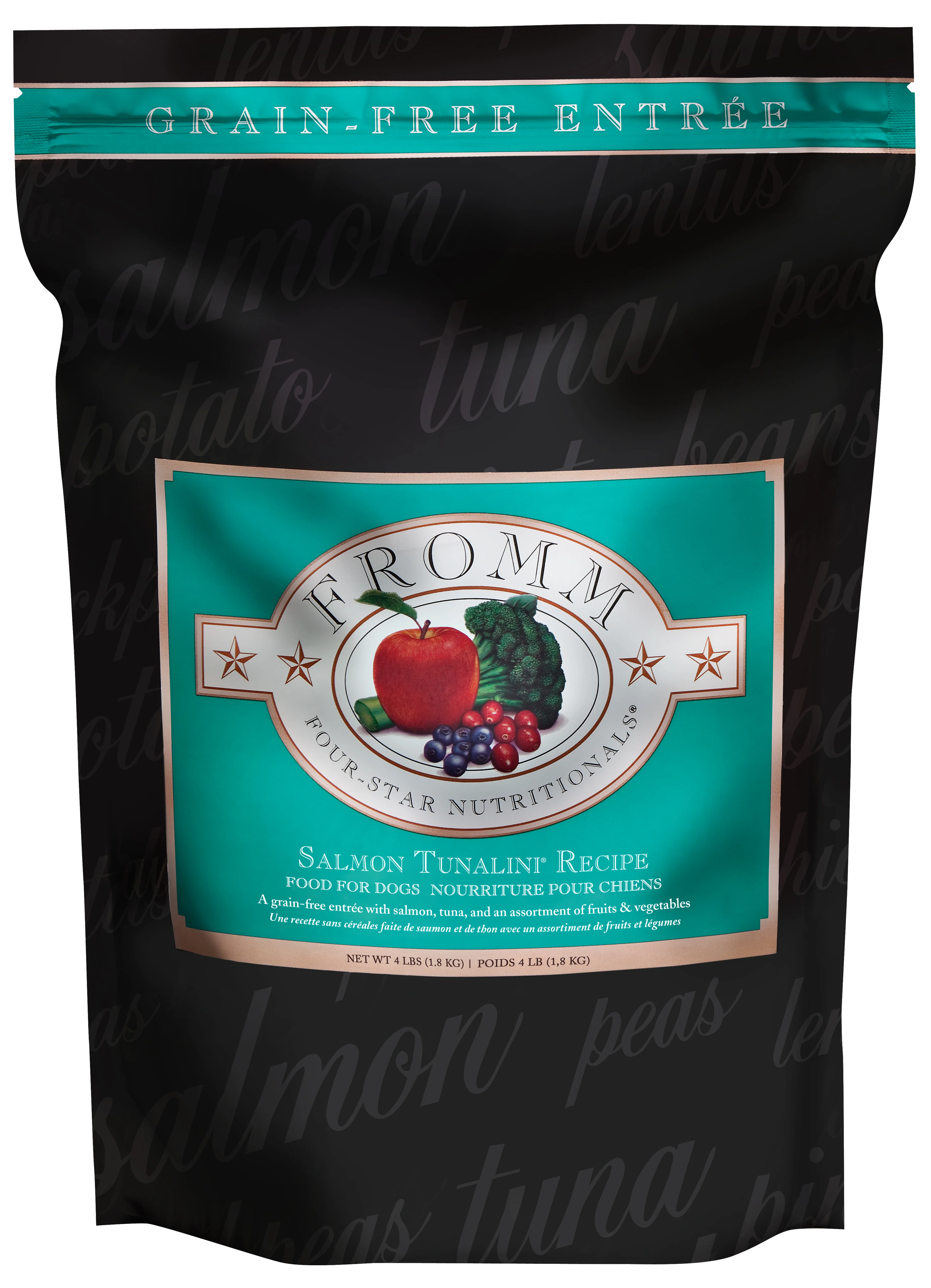 Fromm Four-Star Nutritionals®  Salmon Tunalini® Recipe Food for Dogs 4 lb - Image 1