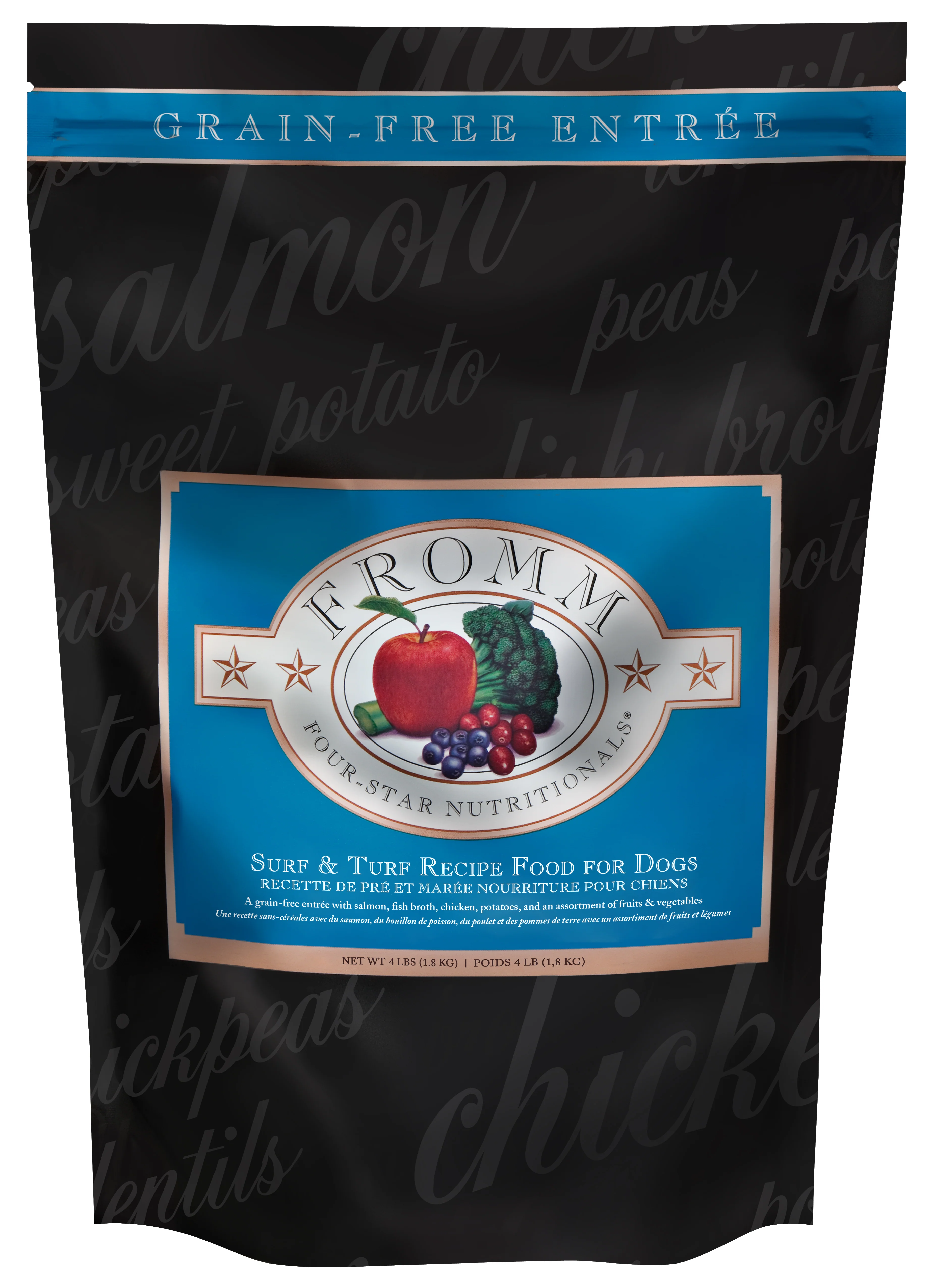 Fromm Four-Star Nutritionals® Surf & Turf Recipe Food for Dogs 4 lb - Image 1