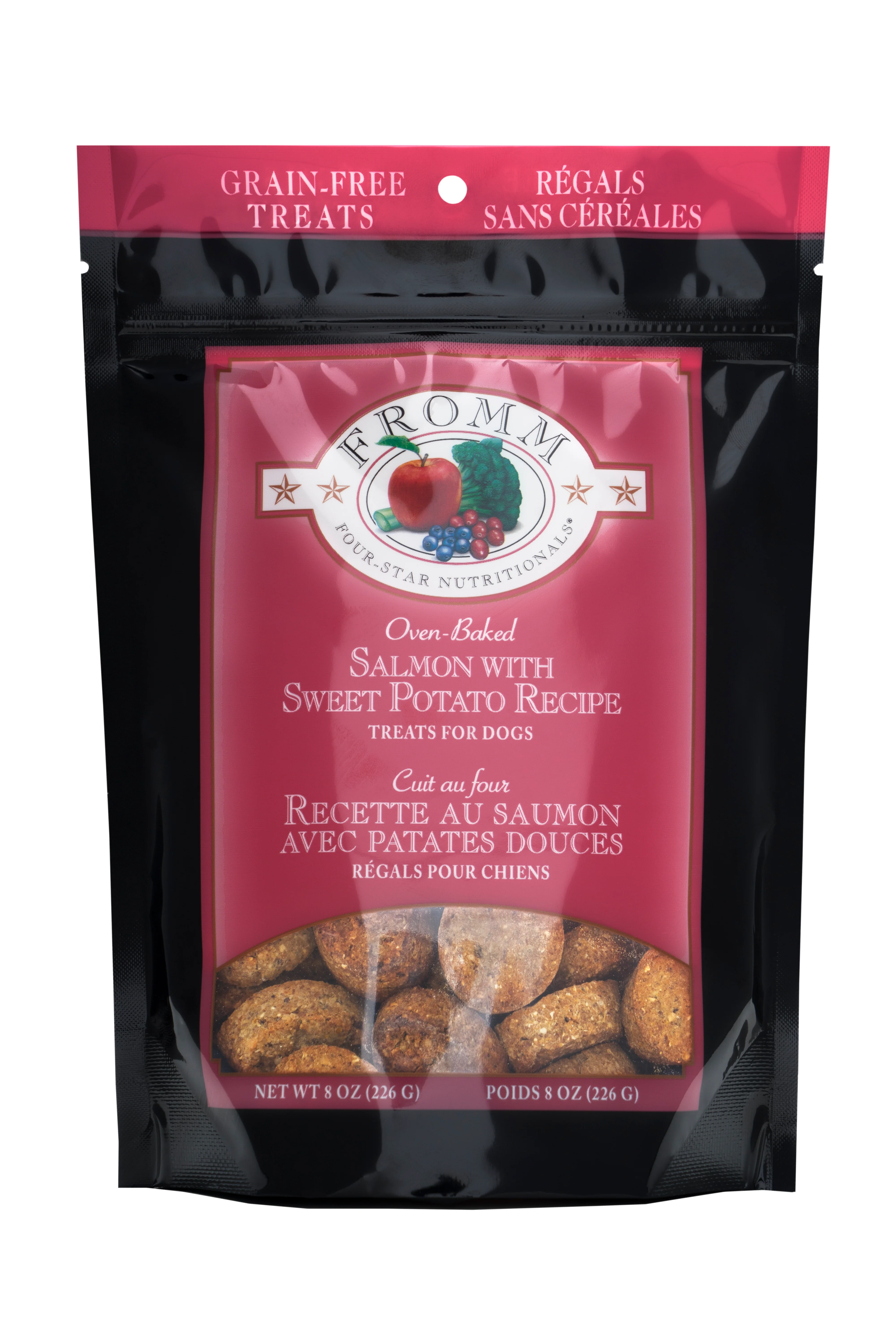Fromm Four-Star Nutritionals®  Salmon with Sweet Potato Recipe Treats for Dogs 8 oz - Image 1