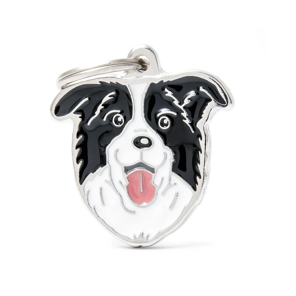 My Family ID Friends Border Collie ID Tag - Image 1