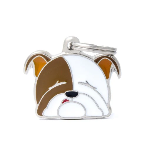 My Family ID English Bulldog Pet Tag - Image 1