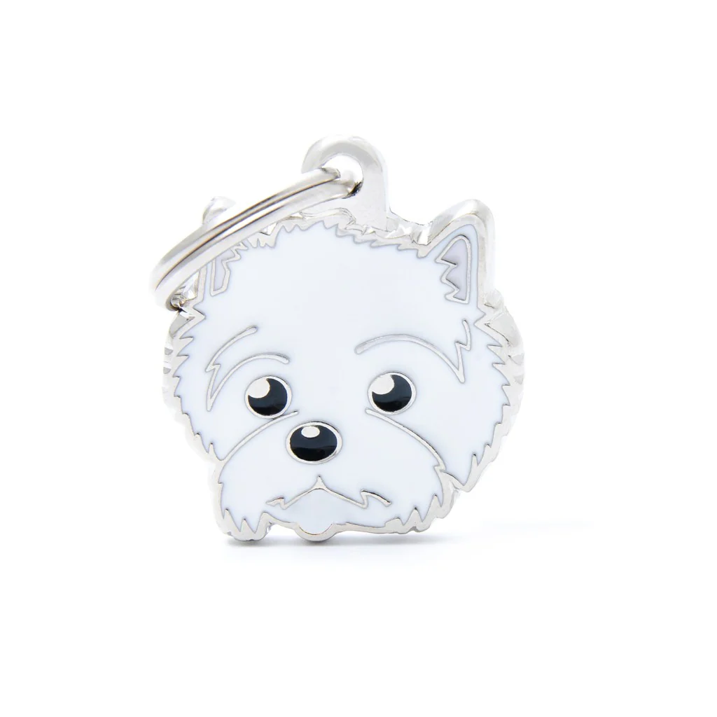 My Family ID West Highland White Terrier Tag - Image 1