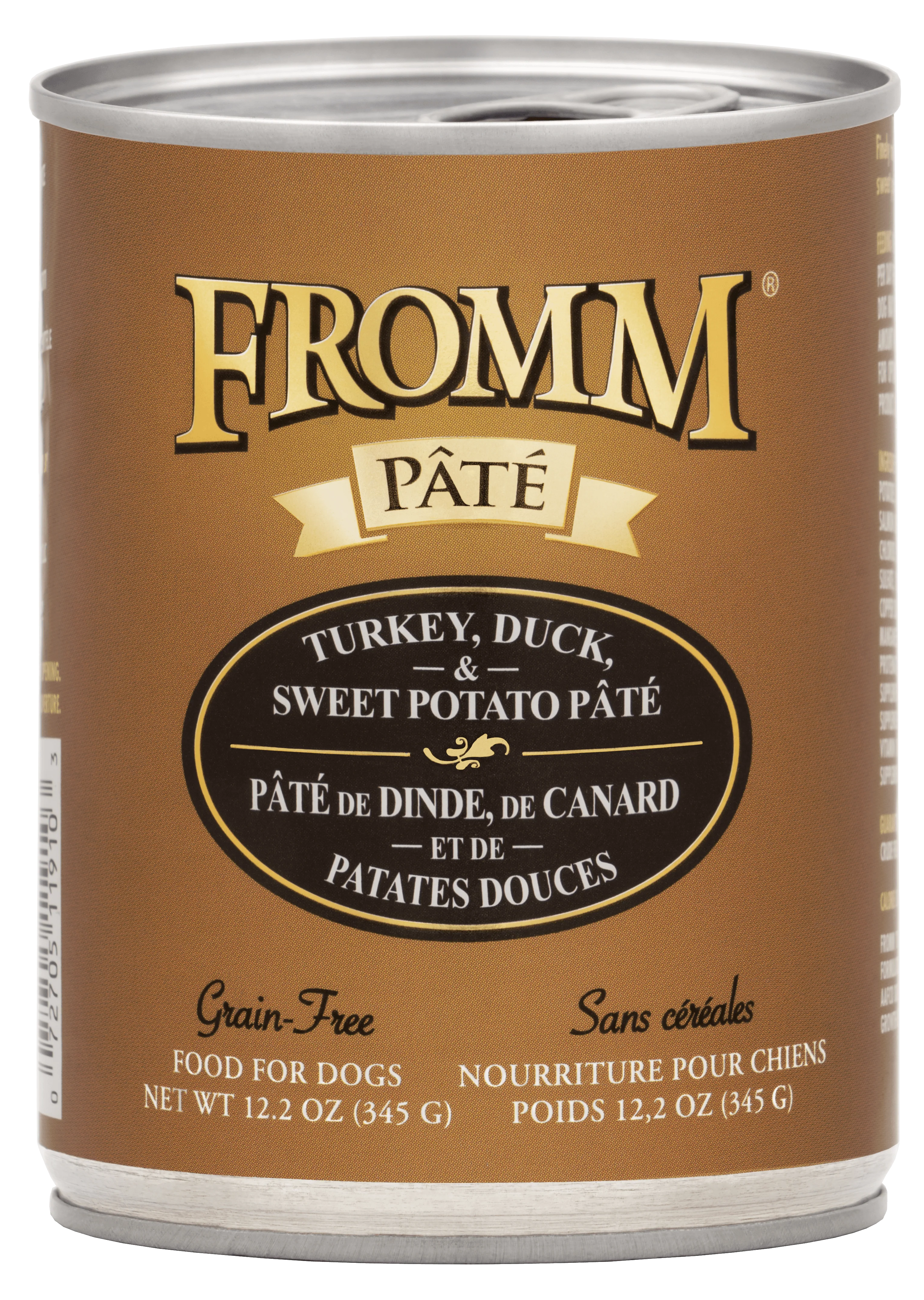 Fromm Turkey, Duck & Sweet Potato Pâté Food for Dogs 12.2 oz - Image 1