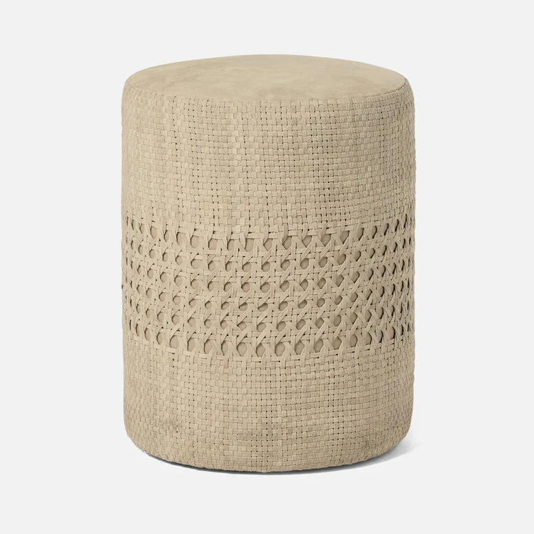 Marj Suede Ottoman - Image 3