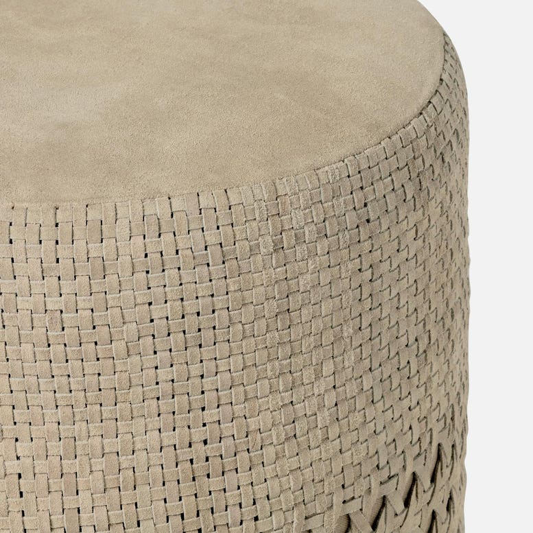 Marj Suede Ottoman - Image 2