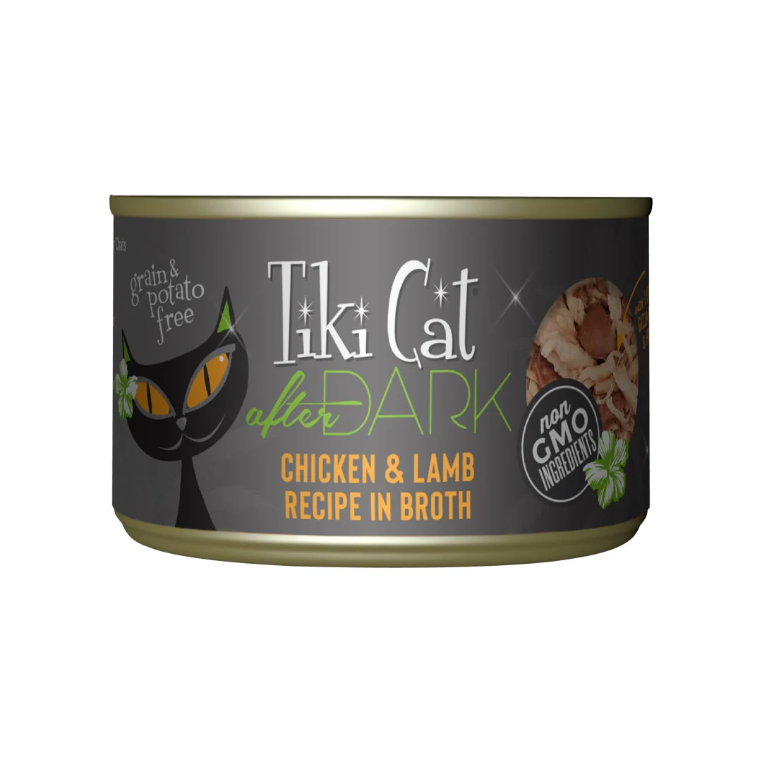 Tiki Cat After Dark Wet Cat Food, Chicken & Lamb, 5.5oz Can - Image 1