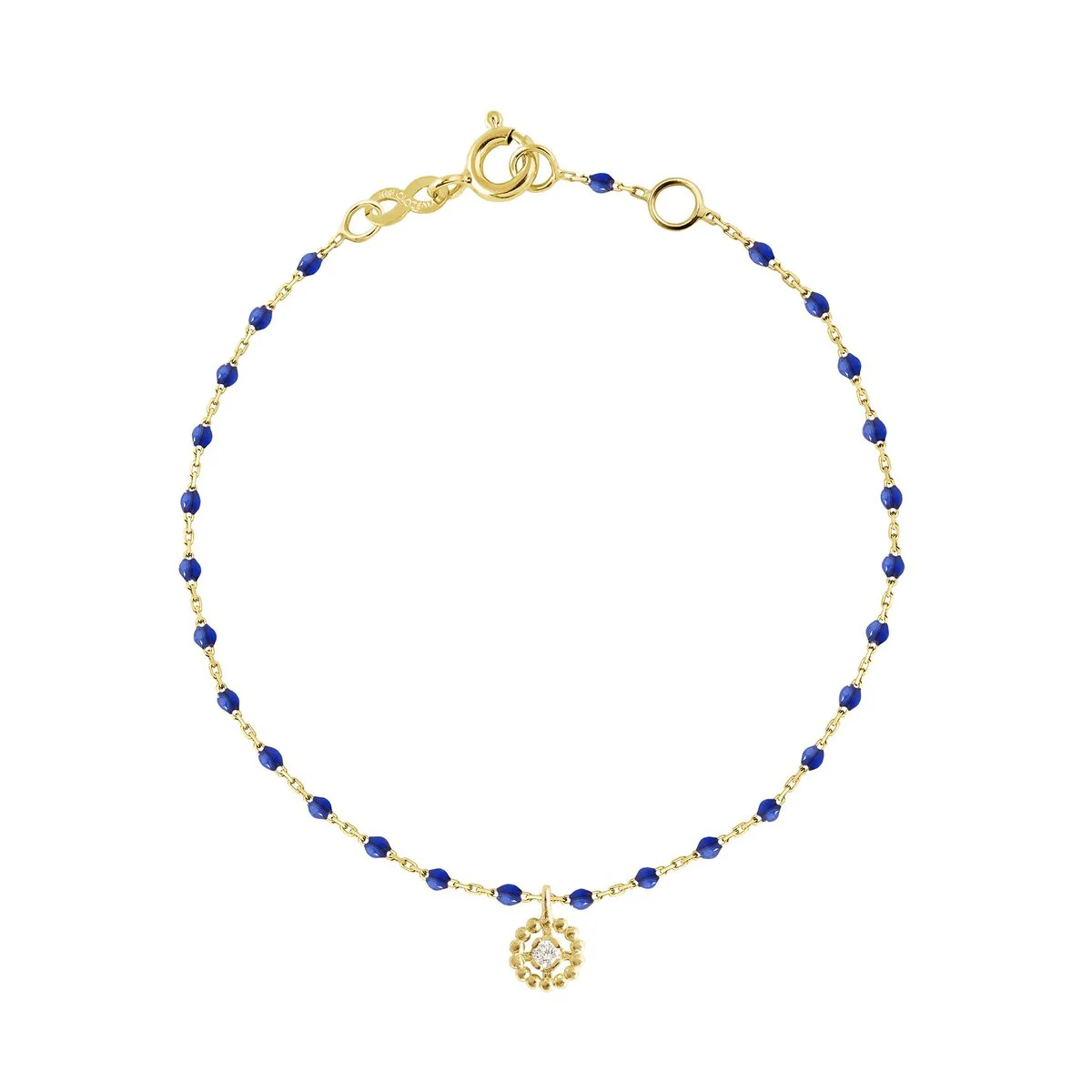 Gigiclozeau Classic Bracelet with Diamond Charm - Image 1