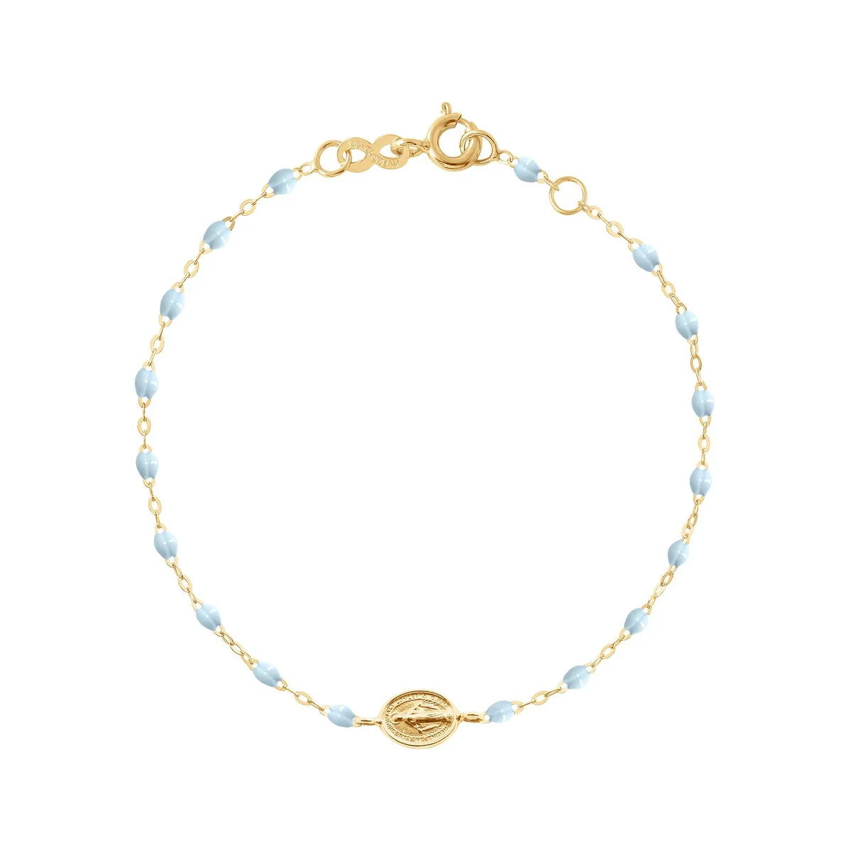 gigiCLOZEAU classic 6.7″ Madone Bracelet – Baby Blue