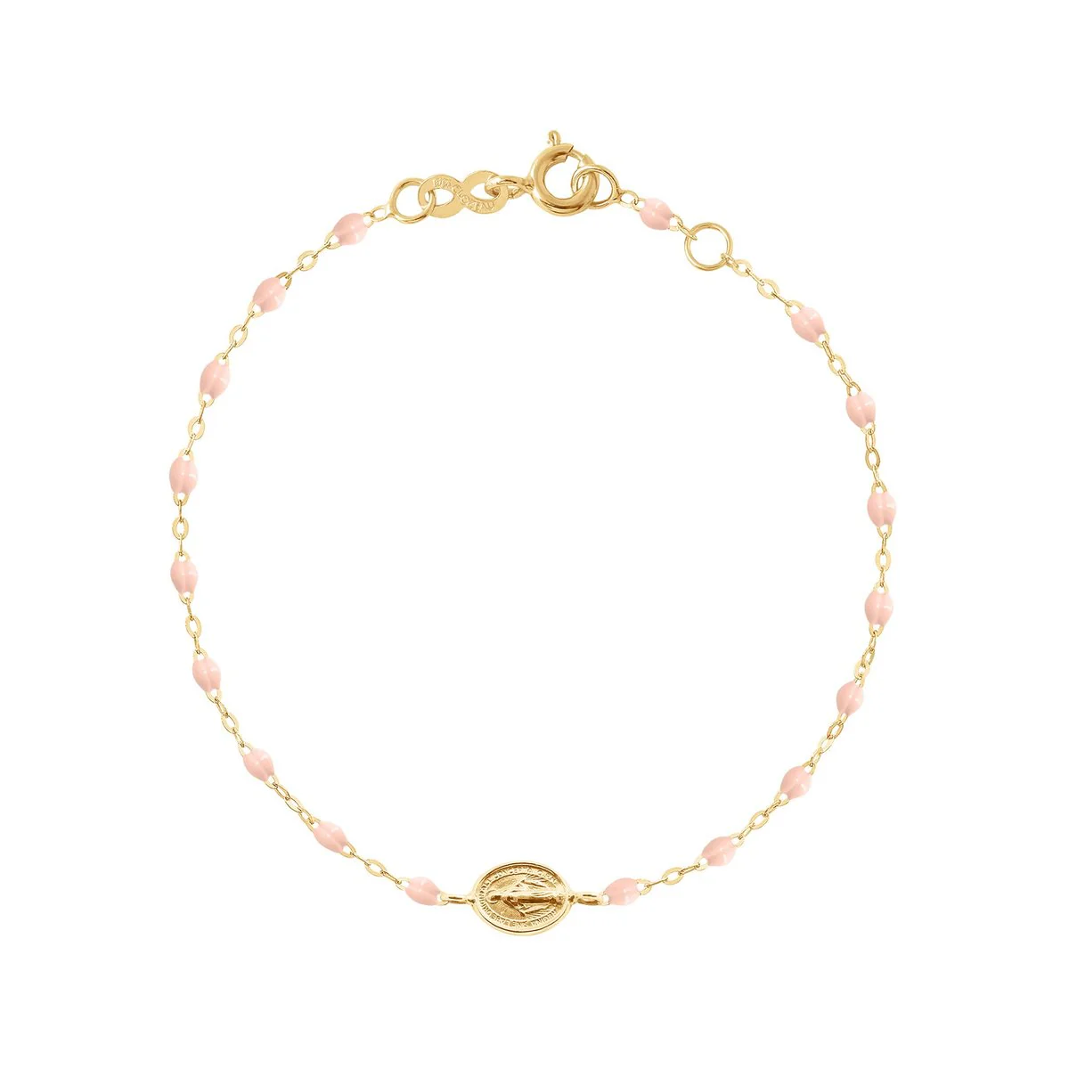 gigiCLOZEAU classic 6.7″ Madone Bracelet – Baby Pink