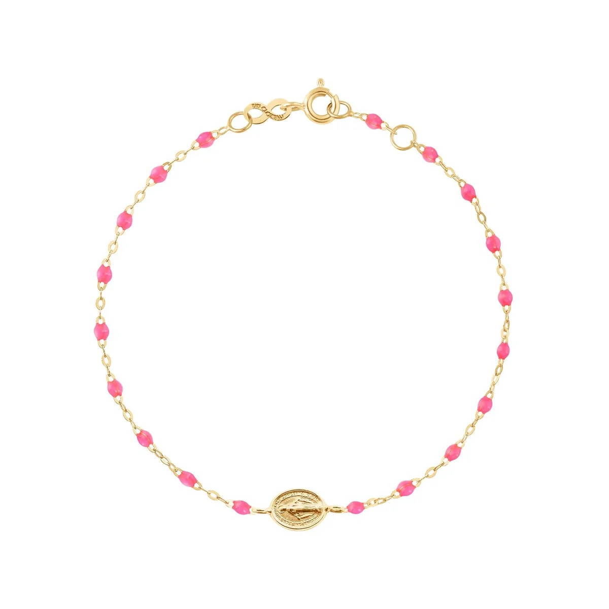 gigiCLOZEAU classic 6.7″ Madone Bracelet – Pink