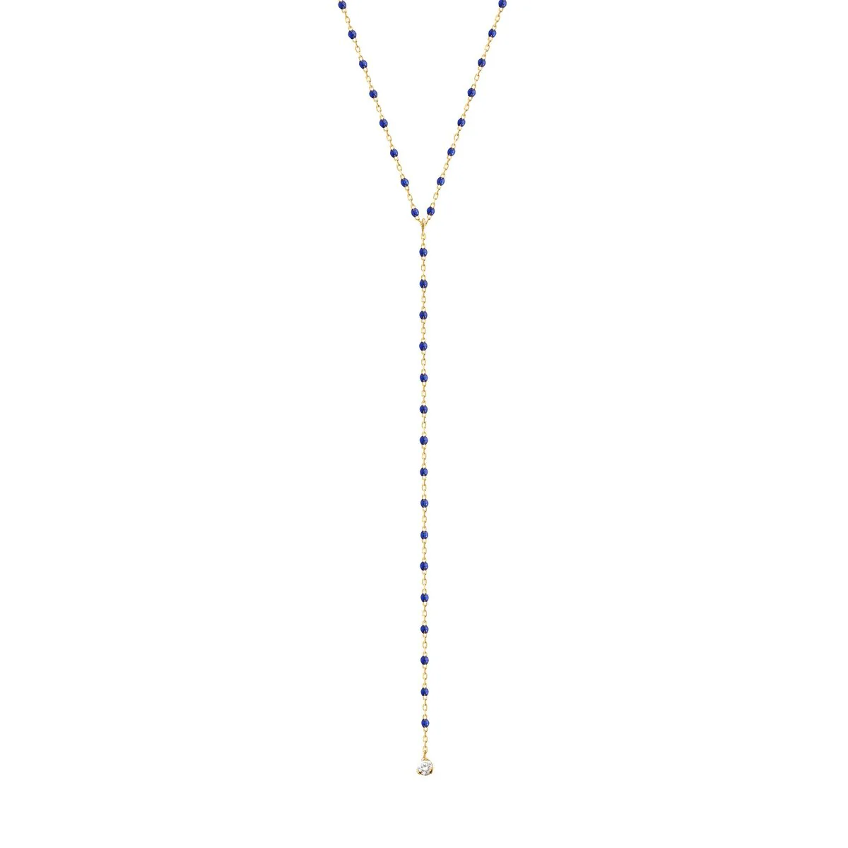 gigiCLOZEAU 20″ Party Necklace Diamond 0.04 ct – Lapis