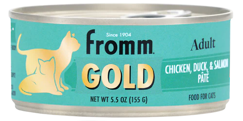 Fromm Gold Adult Chicken, Duck, & Salmon Pâté Cat Food 3oz - Image 1