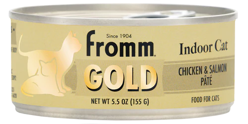 Fromm Gold Indoor Cat Chicken & Salmon Pâté Cat Food 3oz - Image 1