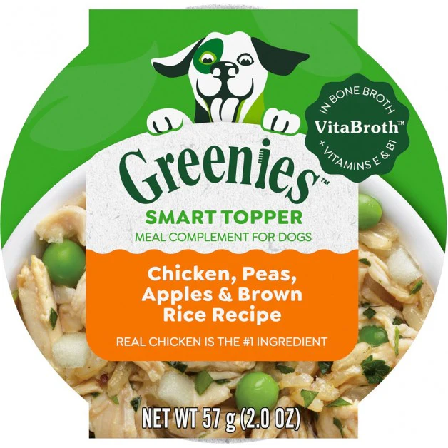 Greenies Smart Topper Chicken, Peas, Apples And Brown Rice Recipe 2 oz - Image 1