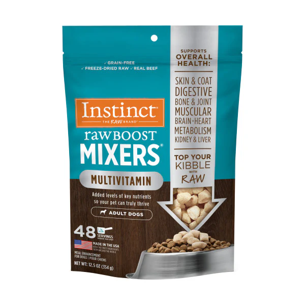 Instinct Freeze-Dried Raw Boost Mixers Grain-Free Multivitamin for Adult Dogs Food Topper 12.5oz Bag - Image 1