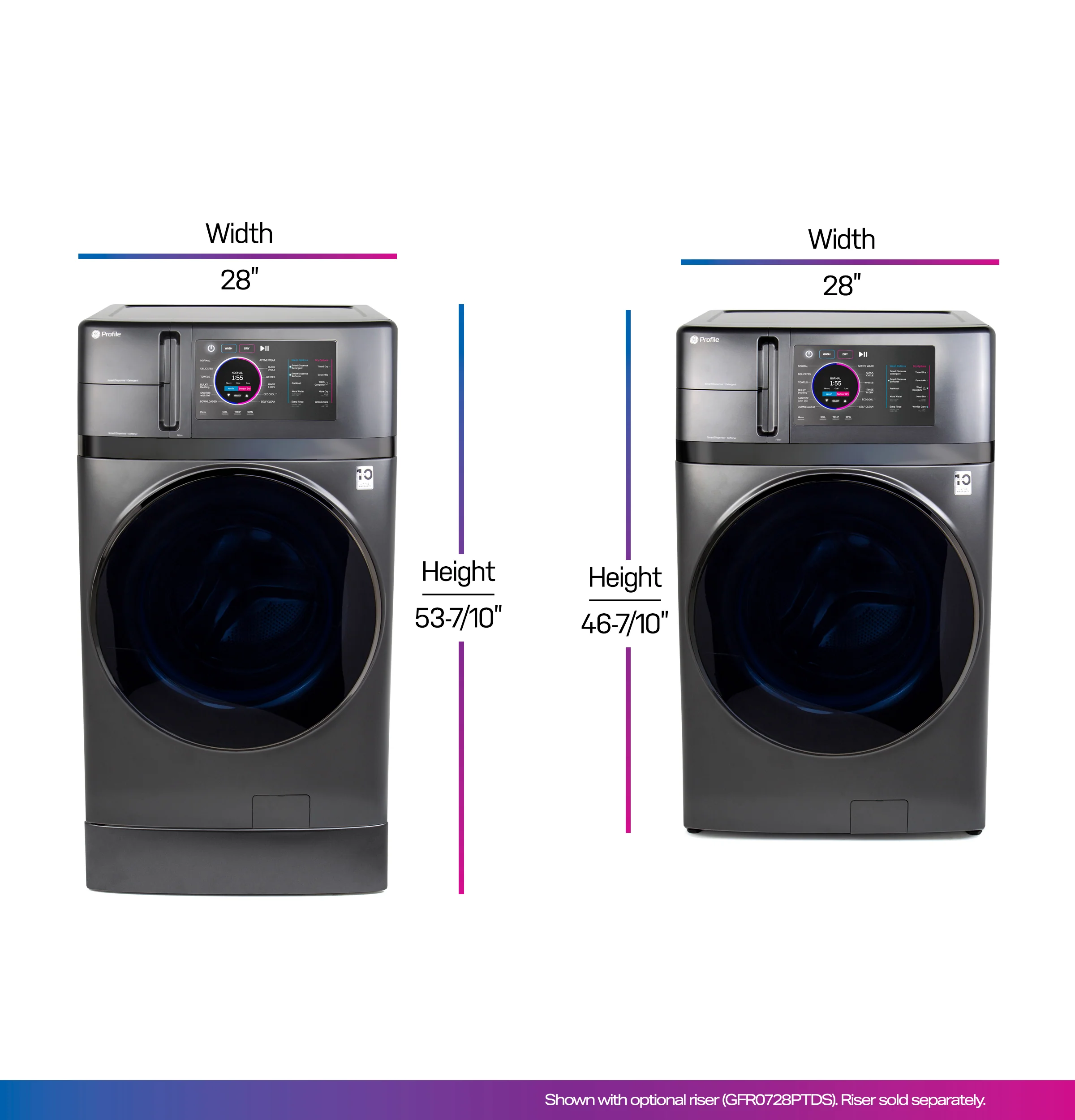 PFQ97HSPVDS GE PROFILE™ ENERGY STAR® 4.8 CU. FT. CAPACITY ULTRAFAST COMBO - Image 3