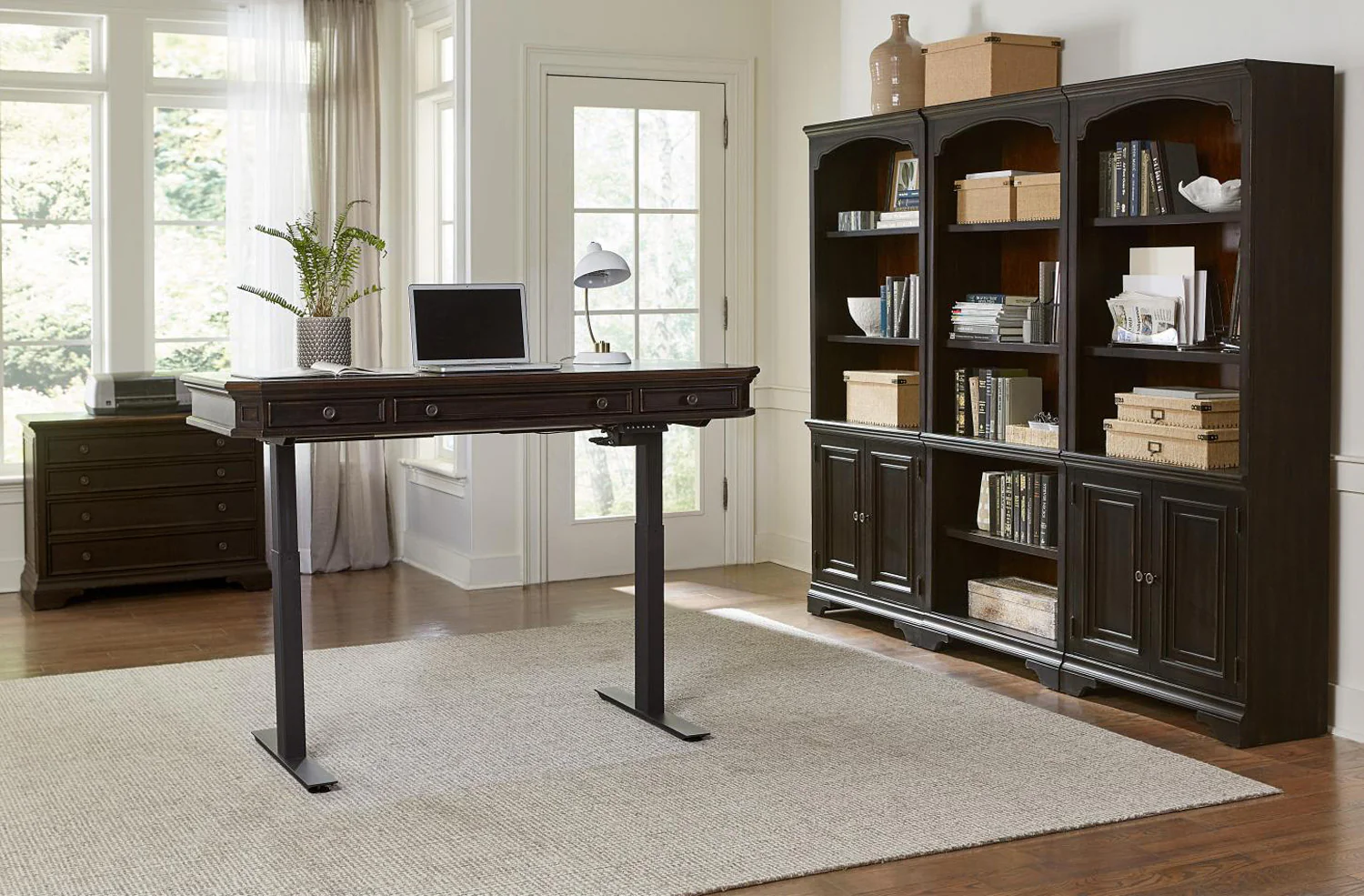 I242-360T/IUAB-01 62" LIFT DESK Hampton Collection by aspenhome - Image 1