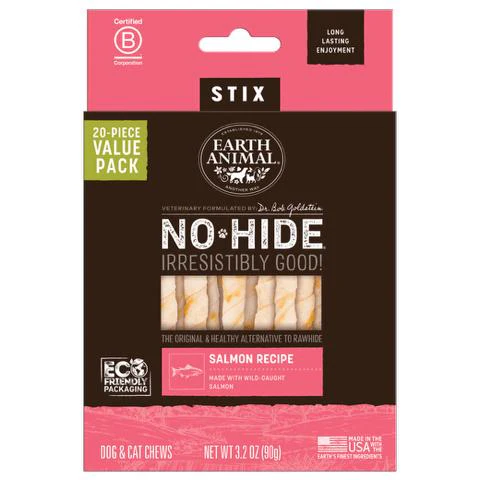 Earth Animal No-Hide Salmon Stix Value Box Dog Treats, 20 Pk - Image 1
