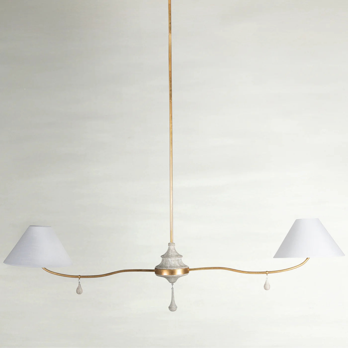 Loretta Two Light Linear Chandelier - Image 2