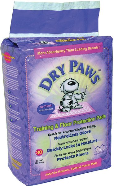 Midwest Dry Paws Training and Floor Protection Pads 23x24in 30pk - Image 1
