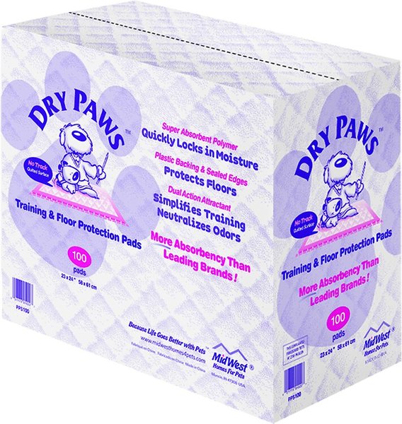 Midwest Dry Paws Training and Floor Protection Pads 23x24in 100pk - Image 1