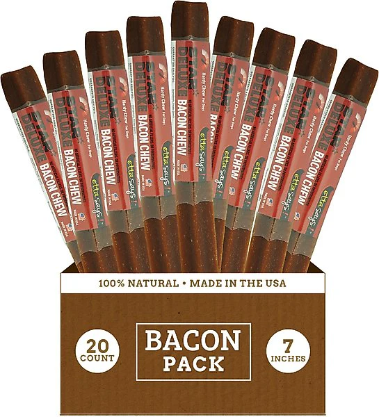 Etta Says Dog Chew Star Deluxe Bacon 7in Single - Image 1
