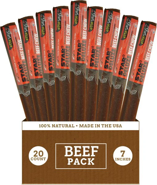 Etta Says! Star Deluxe Beef Flavor Dog Chew Treat Single - Image 1