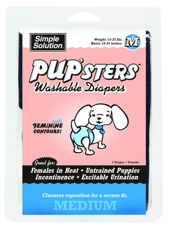 Simple Solution Washable Female Dog Diaper Medium - Image 1