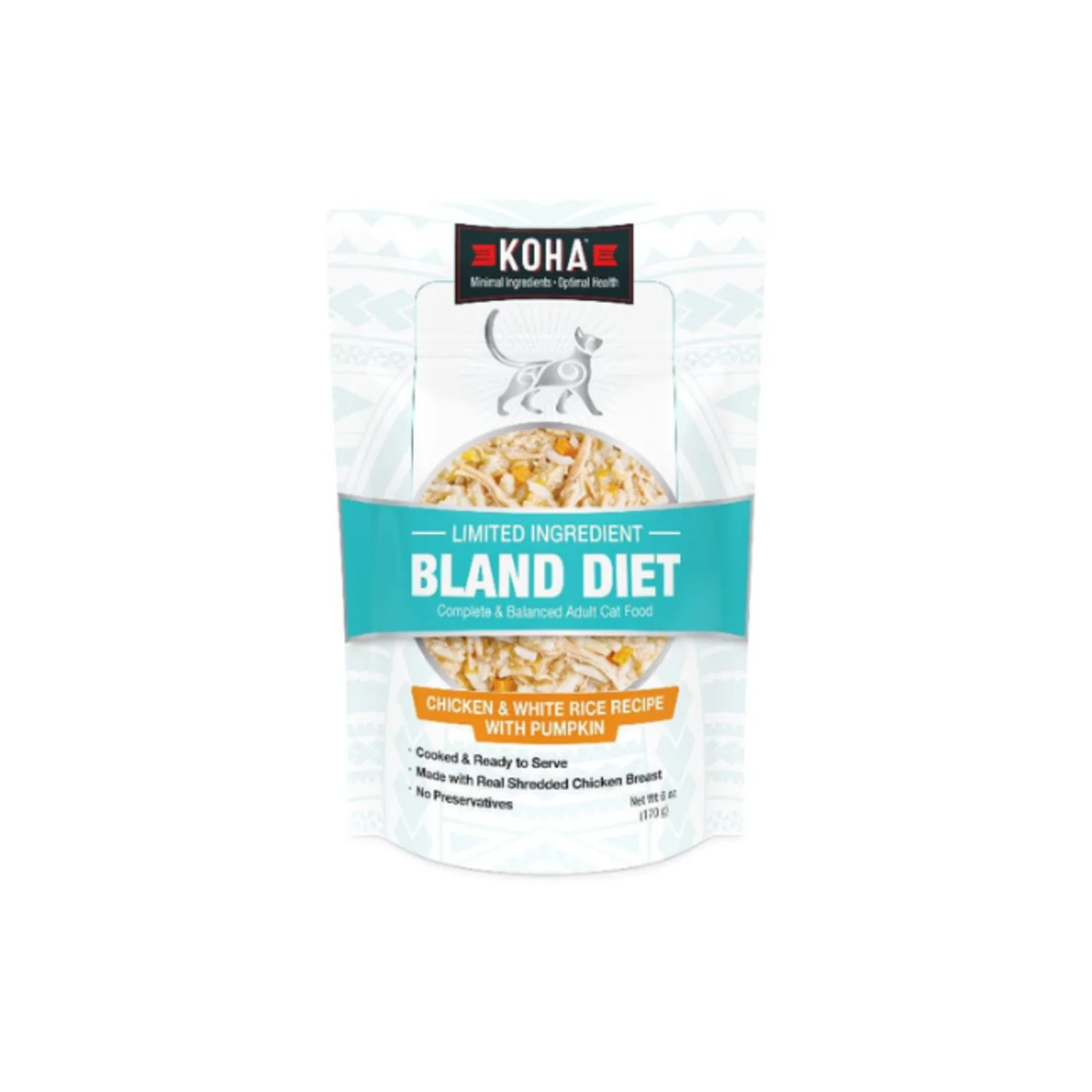 Koha Bland Diet Chicken & Rice Wet Cat Food 6oz - Image 1