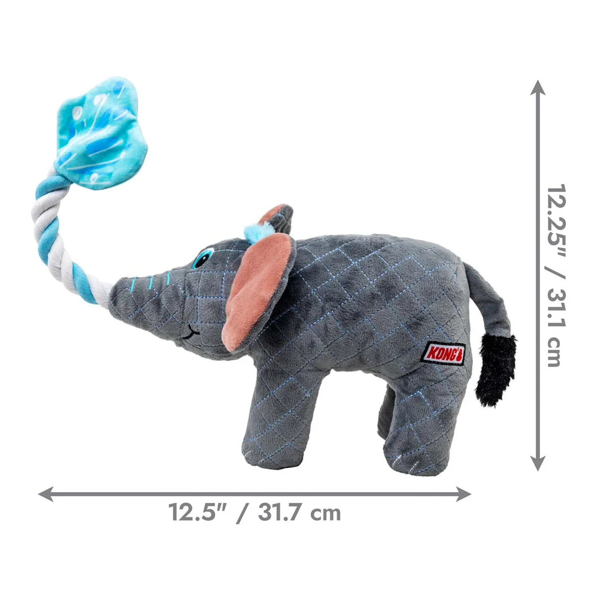 Kong Bendeez Plush Dog Toy Large Elephant
