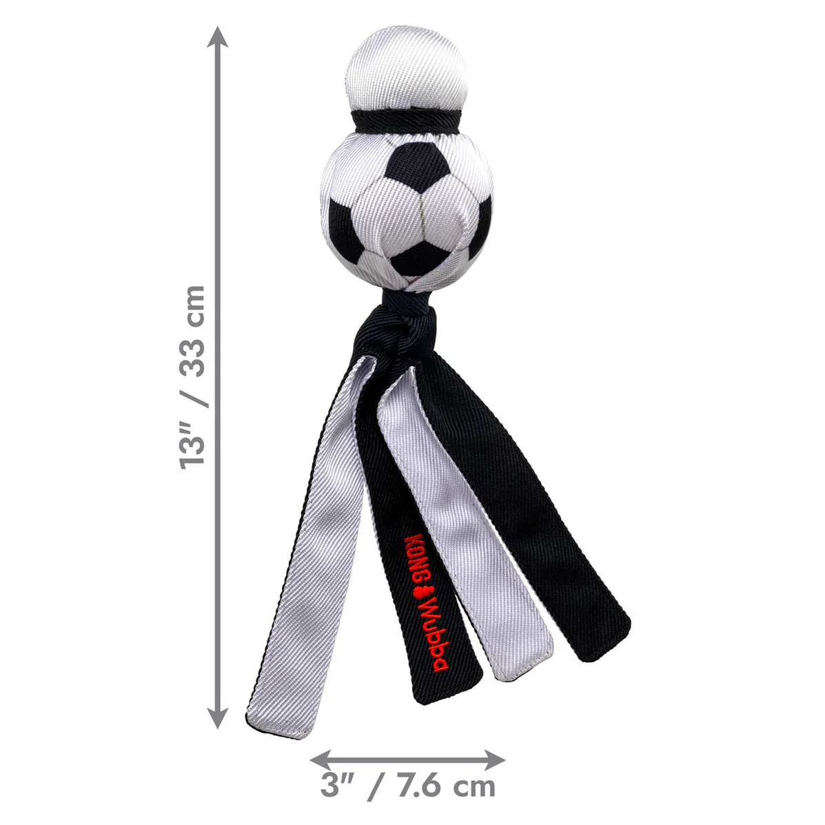 Kong Wubba Sport Tug & Fetch Dog Toy Large Soccer Ball