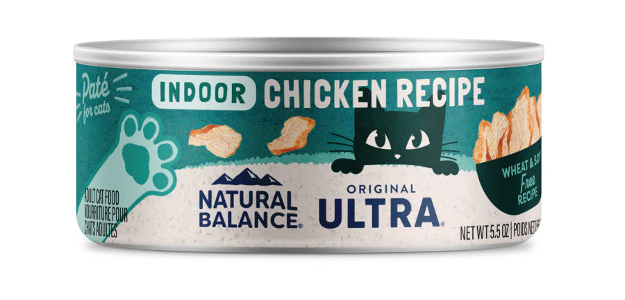 Natural Balance Indoor Formula Wet Cat Food  5.5-Ounce Can - Image 1