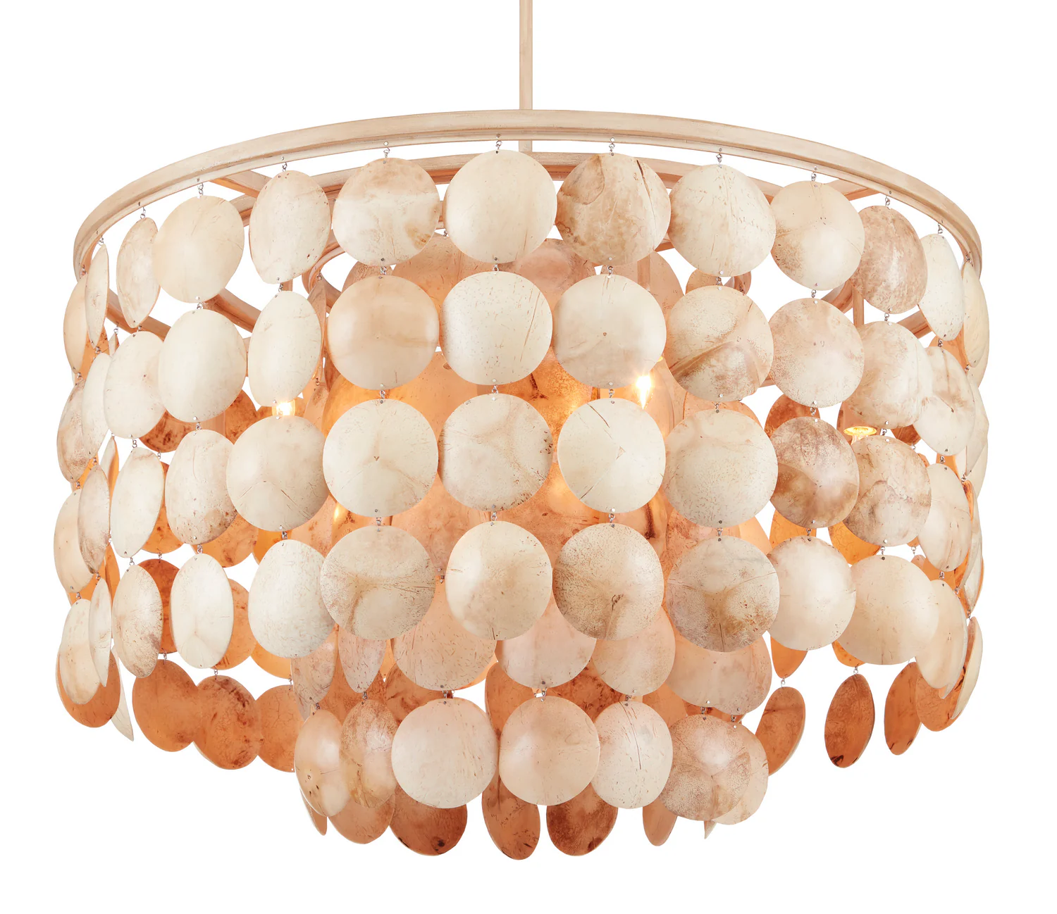 Coconut Shell Chandelier - Image 3