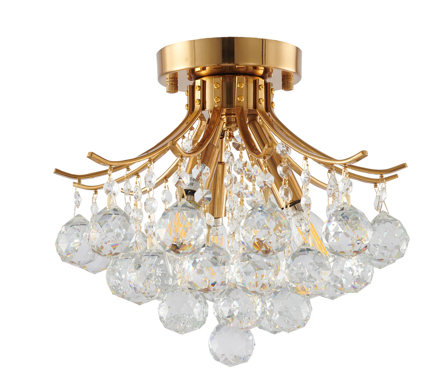 Acushnet Three Light Semi Flush Mount - Image 2