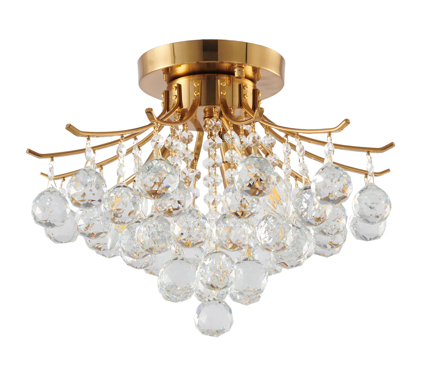 Freeland Three Light Semi Flush Mount - Image 2