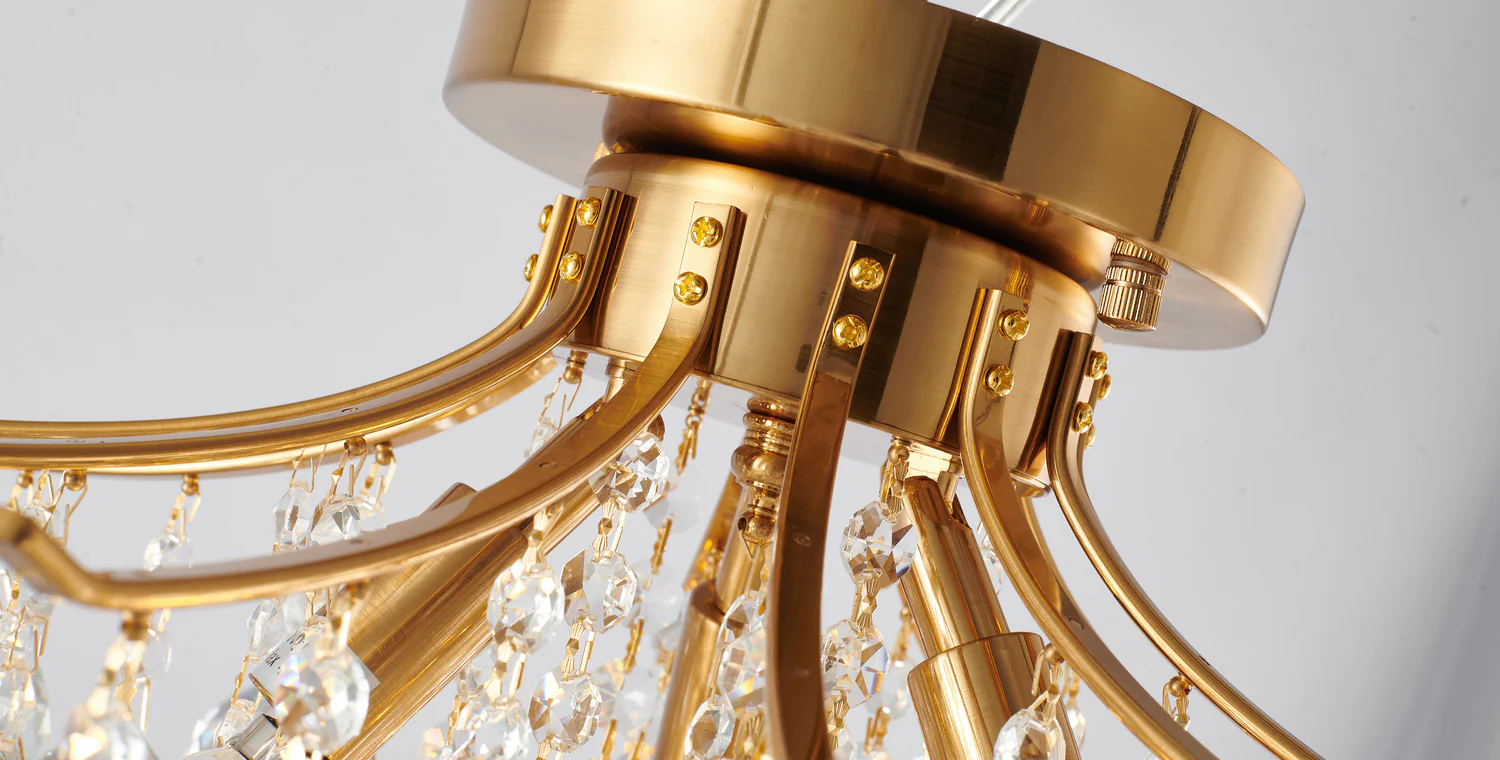 Freeland Three Light Semi Flush Mount - Image 3