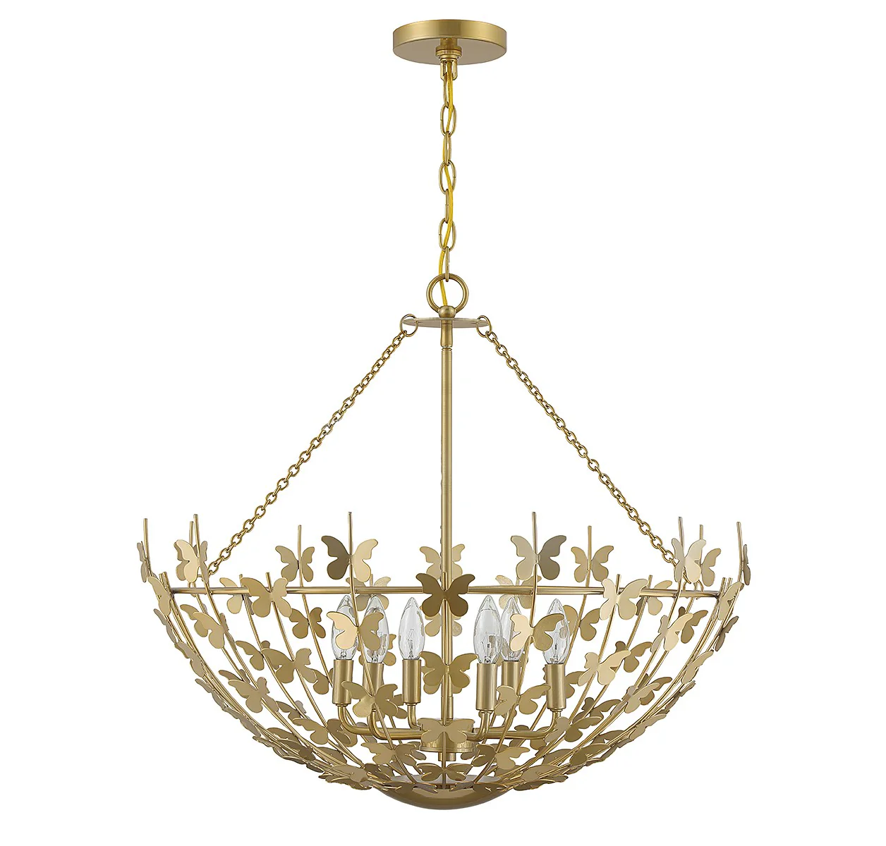 Birch Six Light Pendant - Image 1