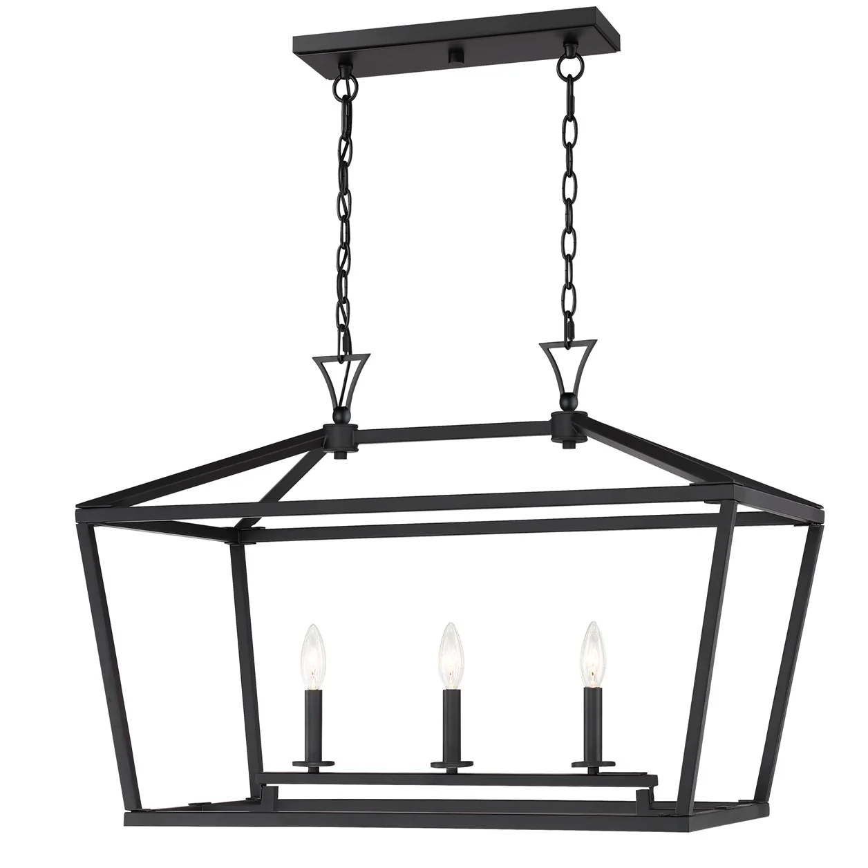 Townsend Three Light Linear Chandelier - Image 2
