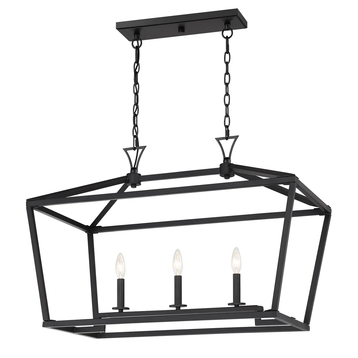 Townsend Three Light Linear Chandelier - Image 3