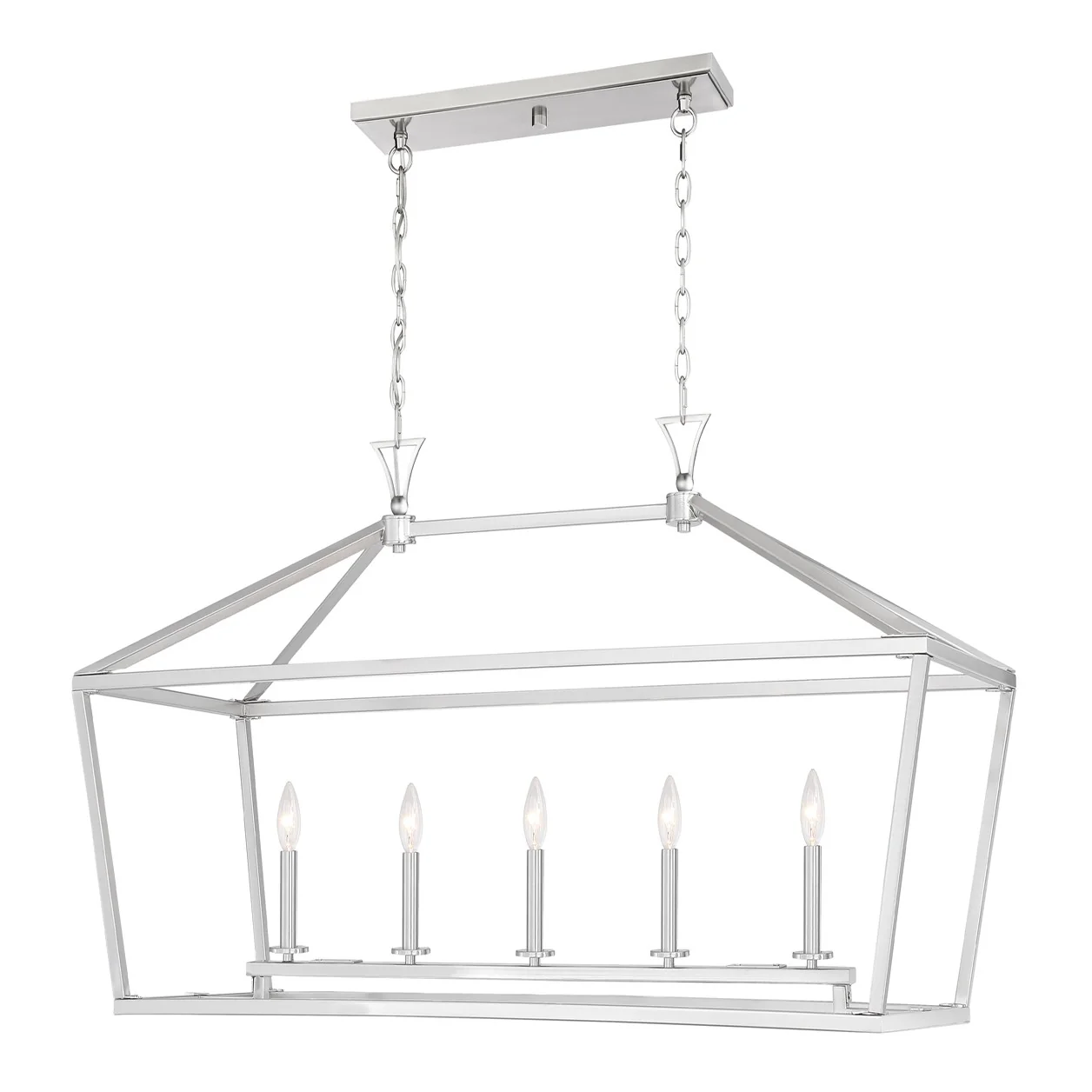 Townsend Five Light Linear Chandelier - Image 2