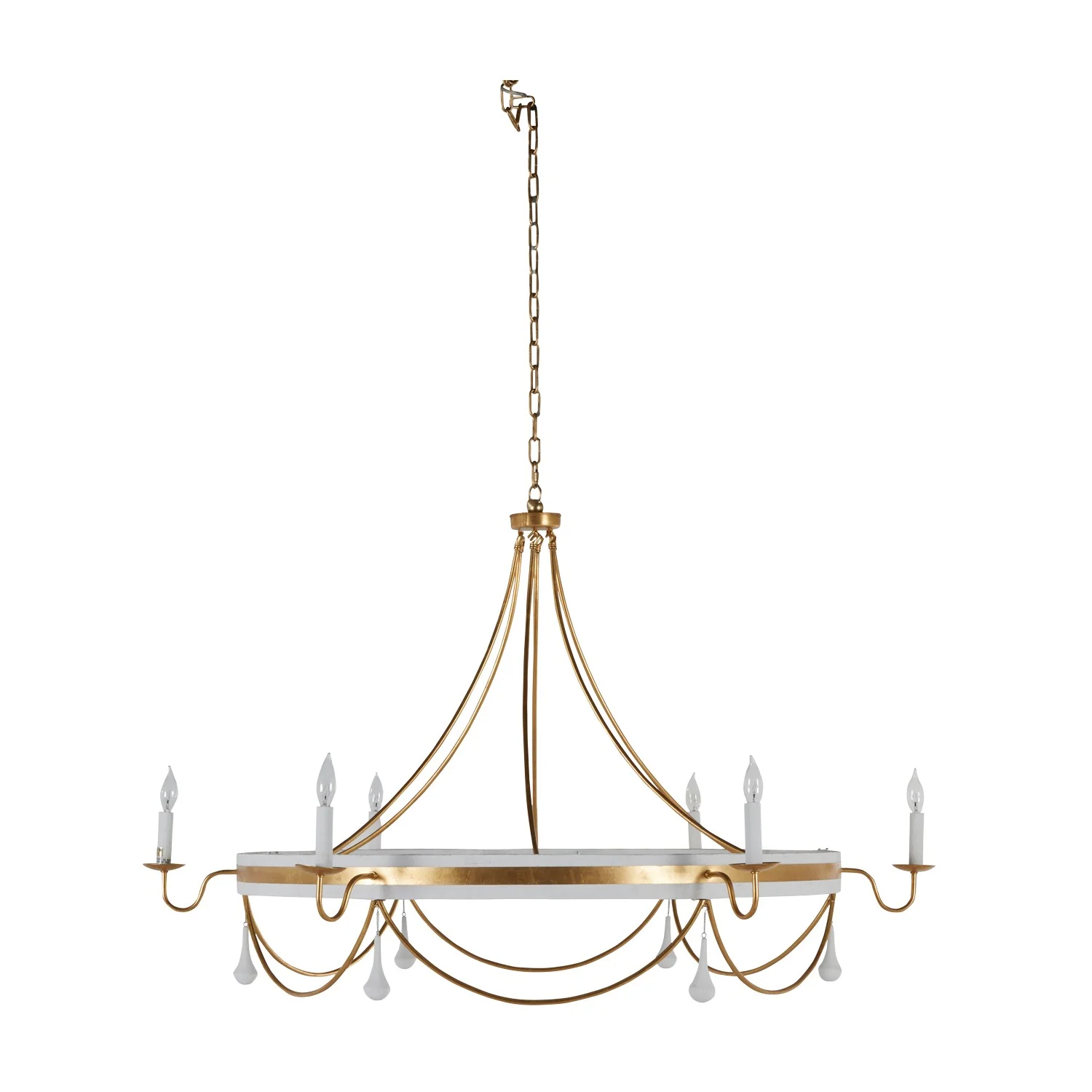 Jean Six Light Chandelier - Image 1