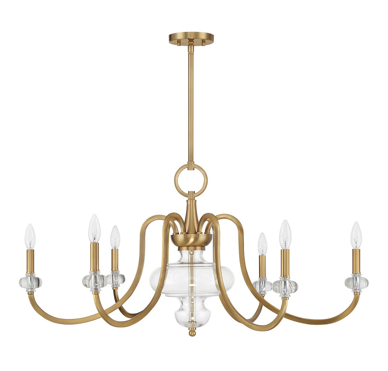 Bergdorf Six Light Chandelier - Image 1