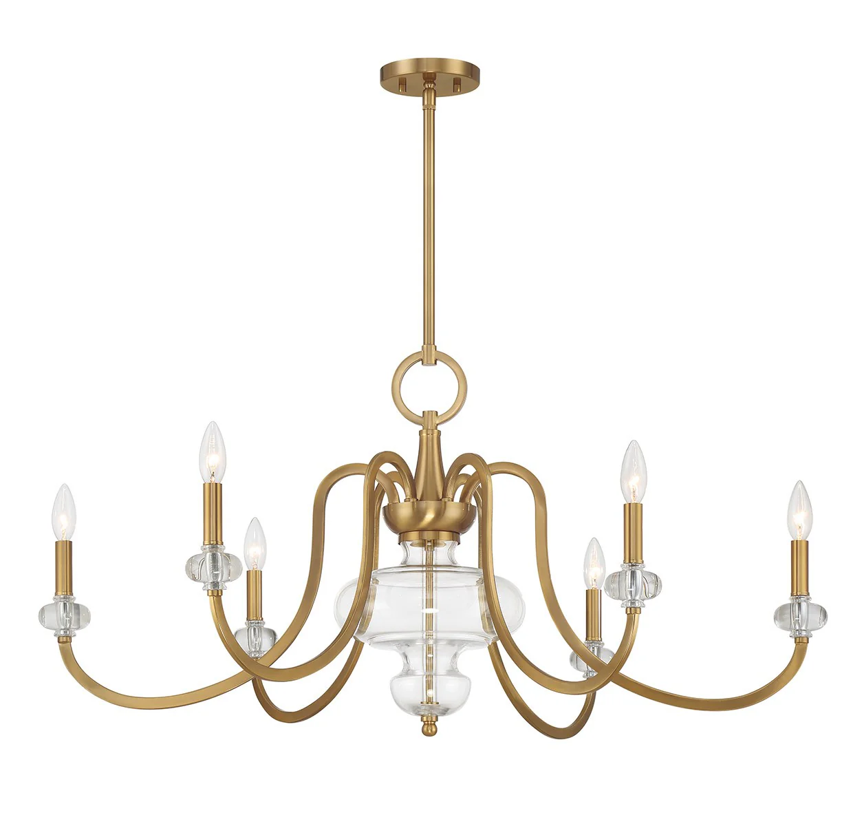 Bergdorf Six Light Chandelier - Image 2