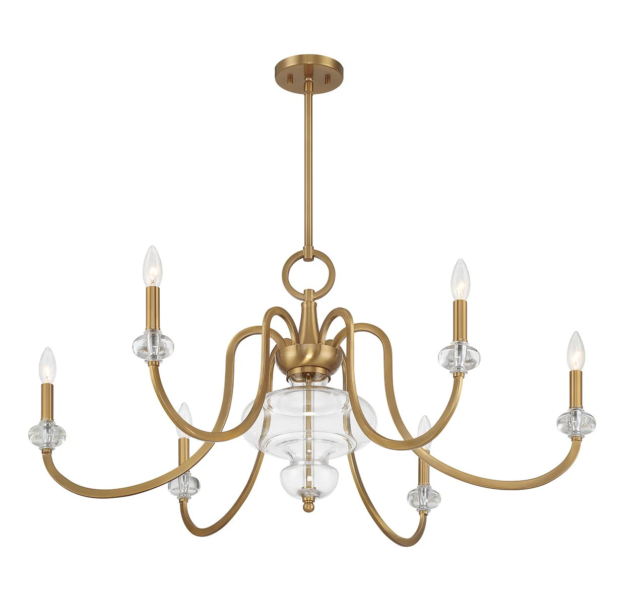 Bergdorf Six Light Chandelier - Image 3