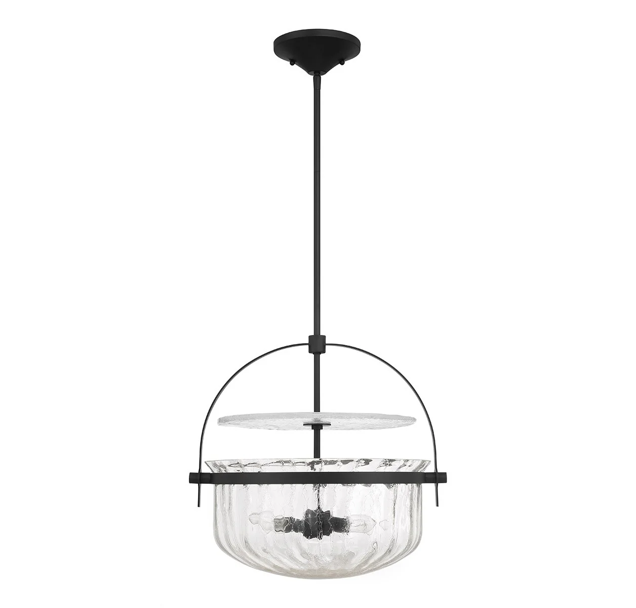 Denmar Four Light Convertible Semi-Flush/Pendant - Image 1